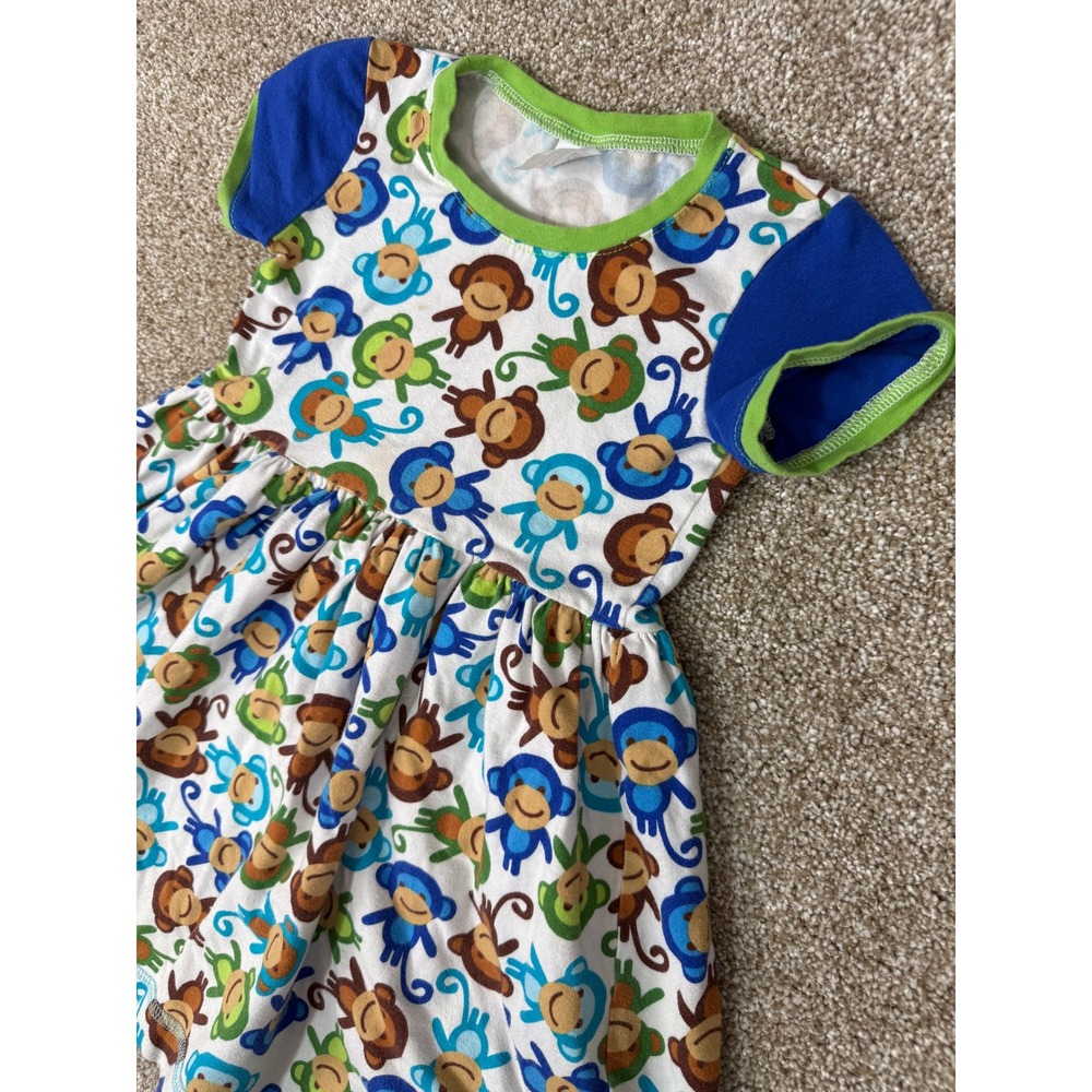 KPea Kids Girls Monkey Dress Knit Multicolor 4T USA Matilda Jane Style